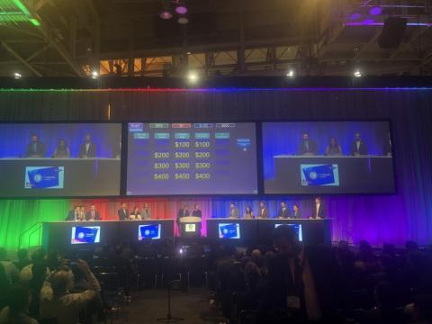In Nebraska’s first-ever appearance in ACC FIT Jeopardy, Sajid Kadir, Aashay Patel, and Toufik Haddad defeated Utah, Colorado, and South Dakota at the 2019 ACC Scientific Sessions in New Orleans, LA. Jeopardy competition